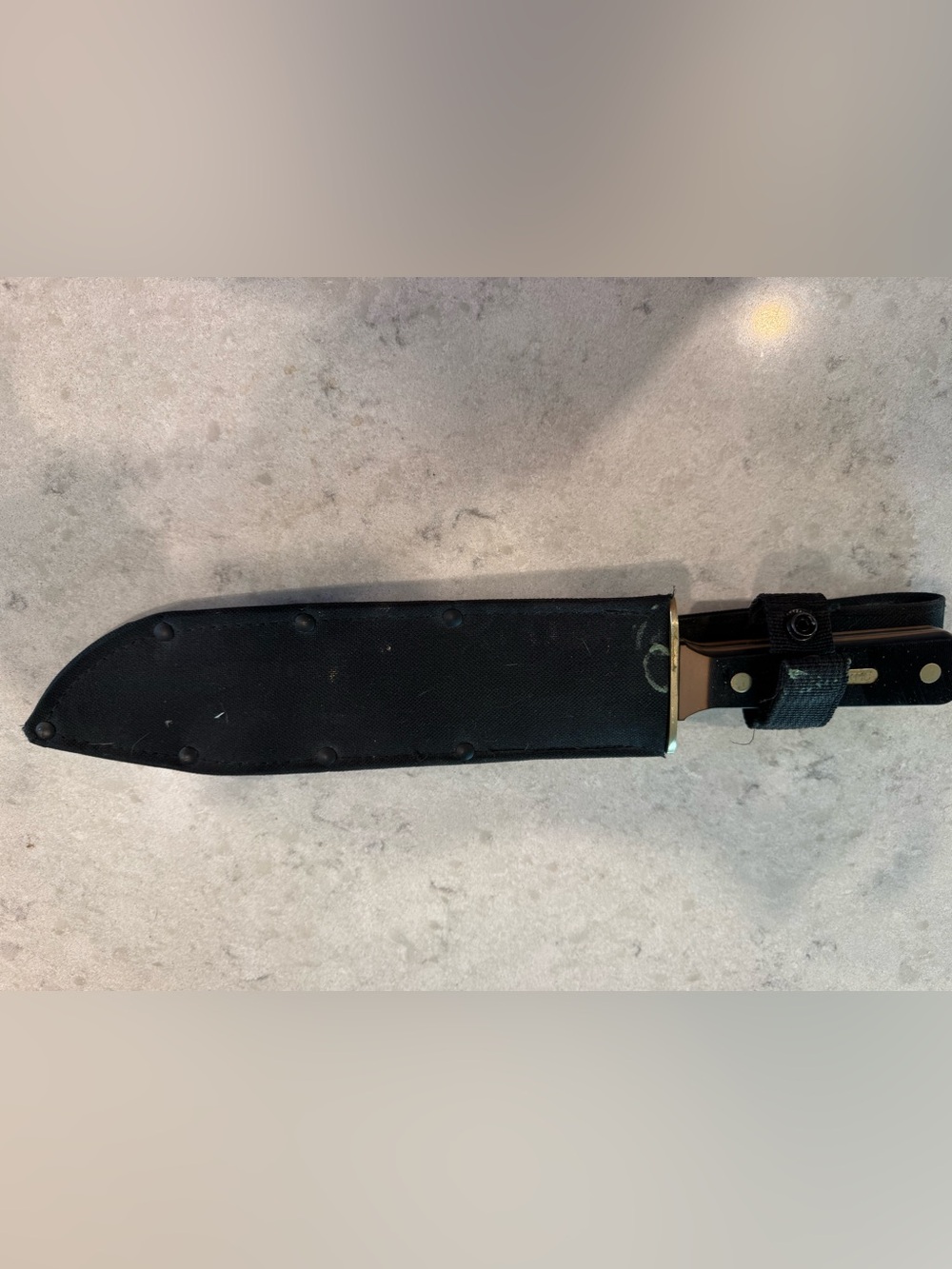 Vintage Old Timer Schrade Bowie SCPROM-13-3 Knife With Sheath - Picture 4 of 4
